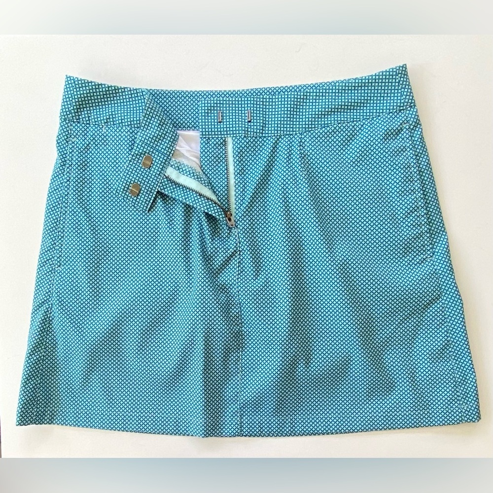 Puma Diamond Pattern Athletic Tech Skort, Athleisure Skort, Skort, Size: 8 - Picture 5 of 10